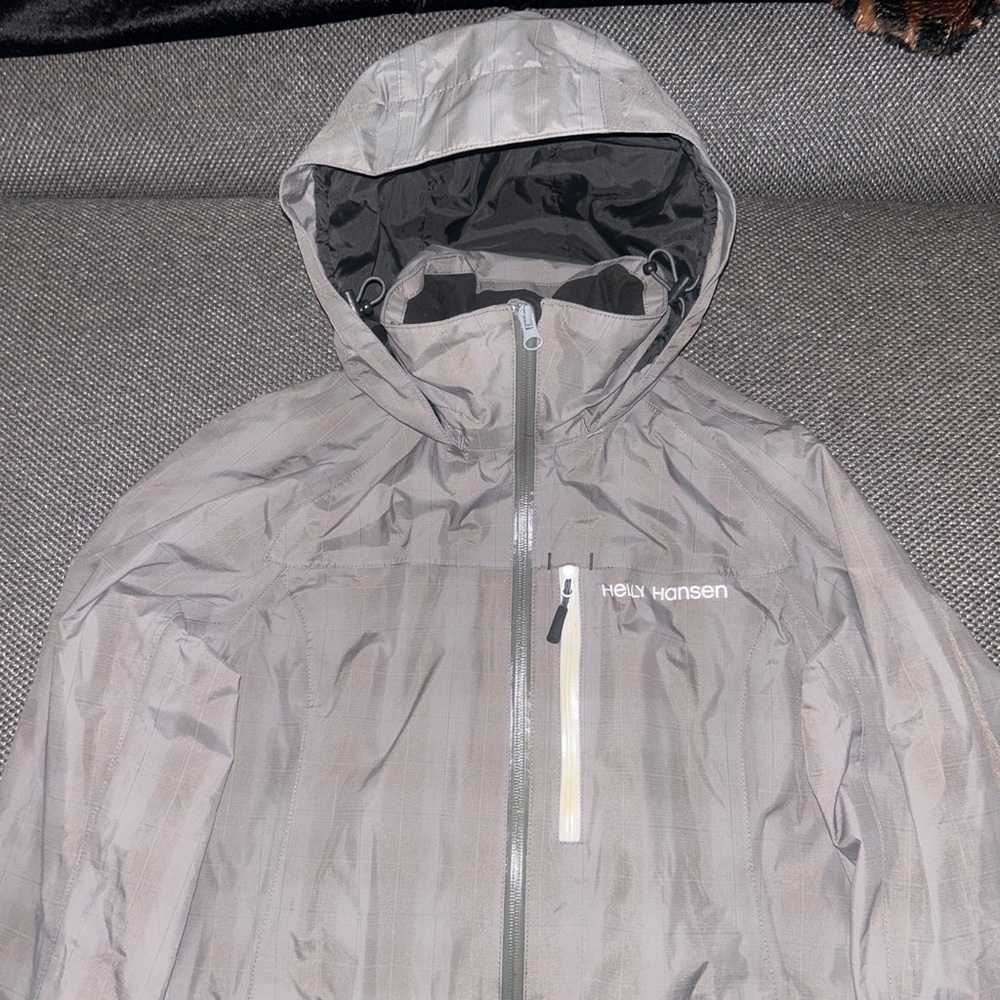 Helly Hansen Light Gray Hellytech Hooded Jacket - image 2